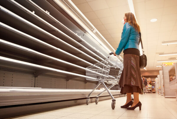 Empty Grocery Shelves